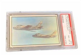 Power for Peace 1954 Military trading card PSA 8 vtg #34 FJ Furies Flight Planes - £136.23 GBP