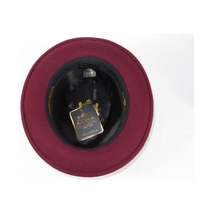 Men Bruno Capelo Hat Australian Wool soft Fedora Giovani Un104 Burgundy image 3