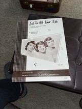 just for old time sake the McGuire sisters sheet music,C All My Sheet Mu... - $8.66