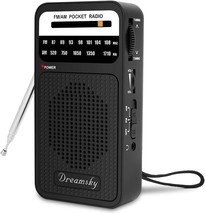 Dreamsky Pocket Radios: Portable Transistor Radio For Walking And Camping, - £32.84 GBP