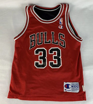 Vintage Champion Jersey Chicago Bulls Scottie Pippen Reversible NBA Boys M 10-12 - £47.13 GBP