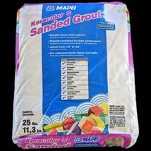 Mocha Colored Grout for Tile 25 Pound Bag of Mapei Keracolor Brown S Sanded - $59.37