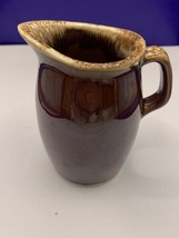 Vintage Hull, Brown Drip Glazed Creamer, Small Pitcher, Oven Proof, USA,... - $11.98