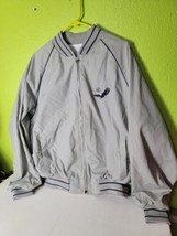 NRA Eagle King Louie Pro Fit Vintage Jacket Retro Mens XXL Gray 80s Made... - $39.19