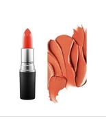 MAC Frost Lipstick CB 96 Medium Coral Peach Shimmer Frost Finish NIB - $133.81 CAD