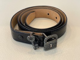 Judith Jack Large Genuine Leather Belt Made in USA - £59.21 GBP