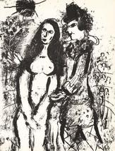 Artebonito - Marc Chagall The Clown in Love Original Lithograph vol 2, 1963 - £94.39 GBP