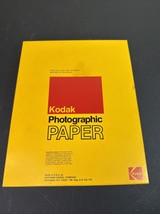 Vintage Kodak Polycontrast Rapid Paper F 8x10 100 Sheets Sealed Exp. 6/77 - $109.23 CAD
