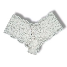 Victoria’s Secret Body By Victoria White Lace Floral Shortie Panties XL - $21.99