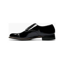 11003,Stacy Adams Patent Shiny Leather Concorde Cap Toe Oxford Lace Up image 4
