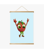 April the Apple Magnetic Wood Frame Hanger by Dancing Littles Jungle - £35.90 GBP