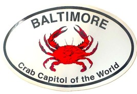 Baltimore Crab Capitol Sticker - $14.07 CAD