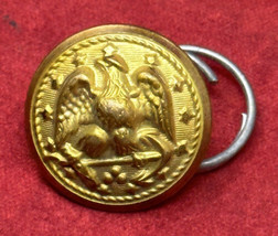 VTG US Navy Superior Quality 3/4&quot; Button with Goldtone Eagle Anchor - £6.22 GBP