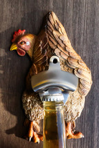 Rustic Western Country Farm Chicken Hen Butt Backside Wall Bottle Cap Op... - £16.51 GBP