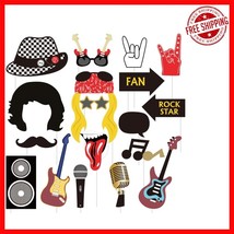 Durable 18 Pcs Rock n Roll Party Decorations - Perfect for Any Celebration - $427.84 MXN