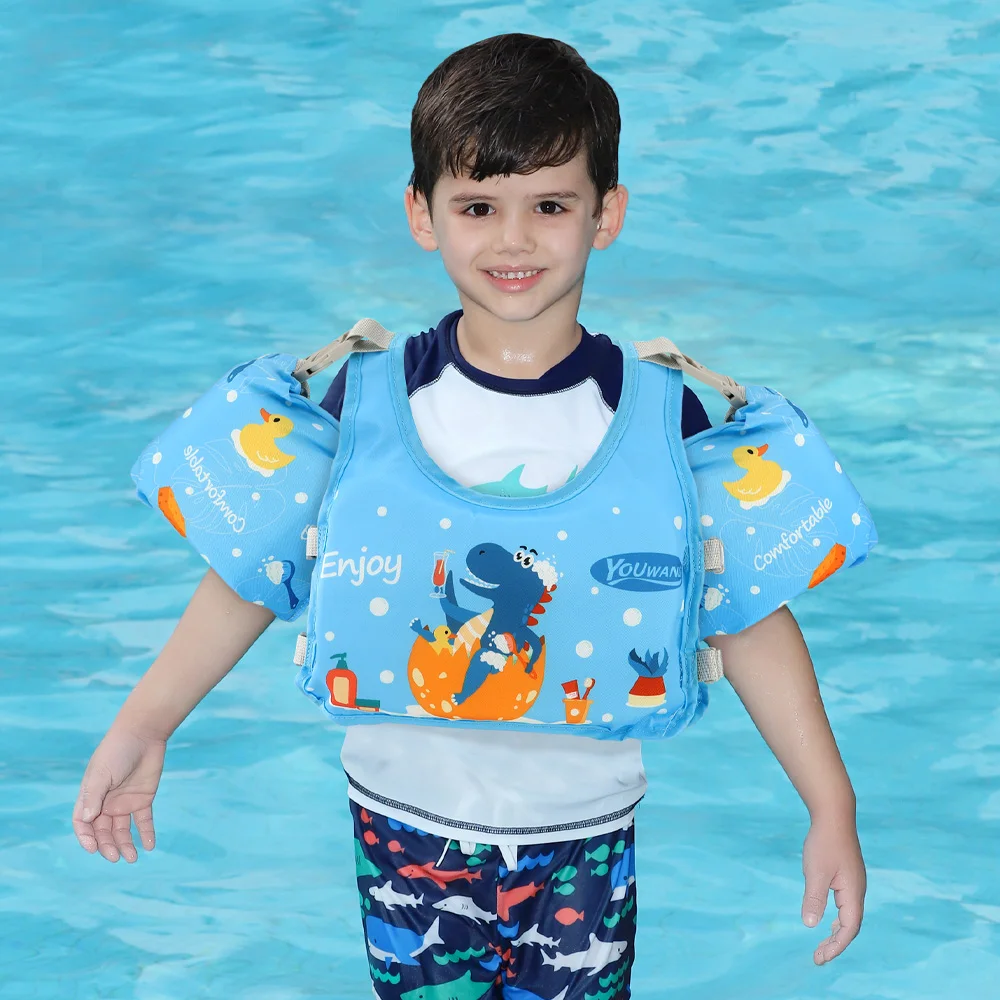 Non-inflatable Baby Swimming Safely Jumper Detachable Button Fission Use... - £24.98 GBP