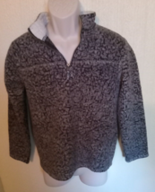 Wonder Nation Sherpa 1/2 Zip Pullover Boys  XL 14/16  Blue Long Sleeve Pullover - £6.84 GBP