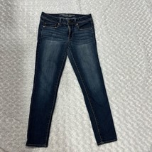 Women&#39;s American Eagle Outfitters Stretch Super Skinny Jeans Sz 6 Short Low Rise - £13.78 GBP
