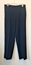 Briggs New York Women’s Dress Pants Size 10 Black Pinstripe - £17.26 GBP