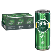 Perrier Sparkling Water, 11.15 Fl Oz Cans (Pack of 24) - $40.21