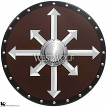 Medieval Viking Chaos Cross Shield Norse Berserker warrior armor sca larp - £89.91 GBP