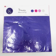 Expressions Heat Transfer Vinyl Princess Glitter 12x12 Sheets 4 Count - £8.68 GBP