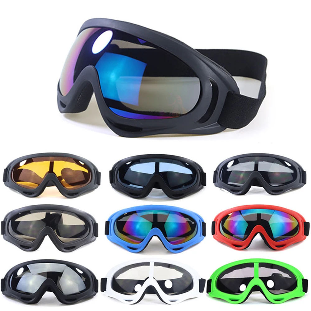 Motorcycle Glasses Anti Glare Bike Motocross Sunglasses Sports Ski Goggles - £12.53 GBP