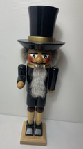 Steinbach Nutcracker 16 Inch Great Condition But Missing what he was hol... - $93.03