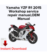 Yamaha YZF R1 2015 Workshop service repair manual,OEM Manual,Factory rep... - $282.16 MXN