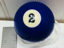Vintage Billiard Ball Blue Solid 2 2 1/4&quot; 22694 Cobalt Bright - $14.84