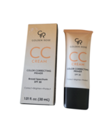 Golden Rose CC Cream Color Correcting Primer 02 ORANGE 1oz/30ml New with... - $18.52