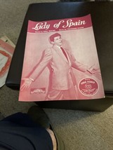 Original Sheet Music Lady Of Spain 1954 Eddie Fisher - £3.86 GBP