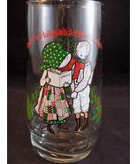 COCA-COLA LIMITED EDITION GLASS CHRISTMAS HOLLY HOBBIE &amp; ROBBY 1980 4 OF... - $13.52 CAD