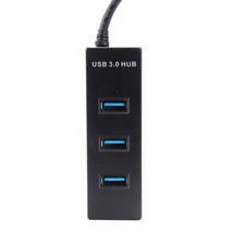 4-Port Usb 3.0 Hub 5Gbps Portable Compact For Pc Mac Laptop Notebook Desktop - £68.41 GBP