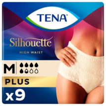 TENA Lady Silhouette Pants Plus Creme Medium x 6 Packs of 9 Incontinence... - $101.24 CAD