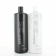 Sebastian Light Weightless Shine Shampoo, 33.8oz &amp; Conditioner 33.8 oz - £45.03 GBP