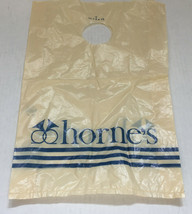 Vintage defunct Joseph Horne&#39;s department store shopping bag blue horn g... - $19.75