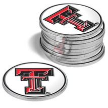 Texas Tech Red Raiders 12 Pack Golf Ball Markers - £29.88 GBP