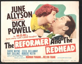Reformer and the Redhead 11&quot;x14&quot; Lobby Cards #1-8 June Allyson Dick Powell - £171.49 GBP