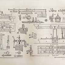 Cannons Machines Woodcut 1852 Victorian Industrial Print Drawing 2 DWS1B - £31.49 GBP