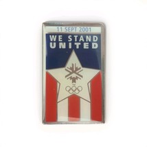 We Stand United Olympics Games Lapel Pin September 11, 2001 Souvenir Sal... - $10.99