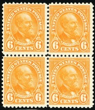 558, Mint Nh 6¢ Block Of Four Very Attractive! Cat $260.00 - Stuart Katz - £94.87 GBP