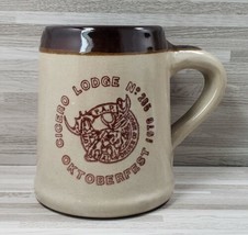 Oktoberfest 1976 Cicero Lodge No. 205 16 oz. Sturdy Coffee Mug Cup - £12.20 GBP