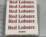 Vintage Matchbook  Red Lobster Restaurant  gmg  Unstruck - $12.38