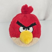 2010 Angry Birds Red Bird Stuffed Animal Plush 5&quot; Commonwealth No Sound Toy - $9.90