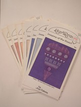 Heart Strings Seasons Of The Heart LOT of 8 Charts Months Cross Stitch Pattern - £23.13 GBP