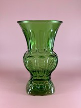 Emerald Green Glass Vase 7.75” Tall - £14.02 GBP