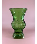 Emerald Green Glass Vase 7.75” Tall - £14.24 GBP