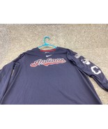 Cleveland Indians Shirt Mens X-Large Nike Tee Dri Fit MLB Baseball Navy ... - £11.67 GBP