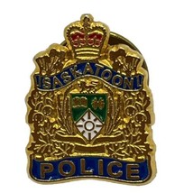 Saskatoon Saskatchewan Police Dept Law Enforcement Enamel Lapel Hat Pin - £11.25 GBP